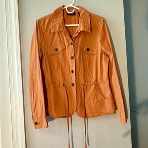 Axcess Women's Utility Jacket in Warm Orange